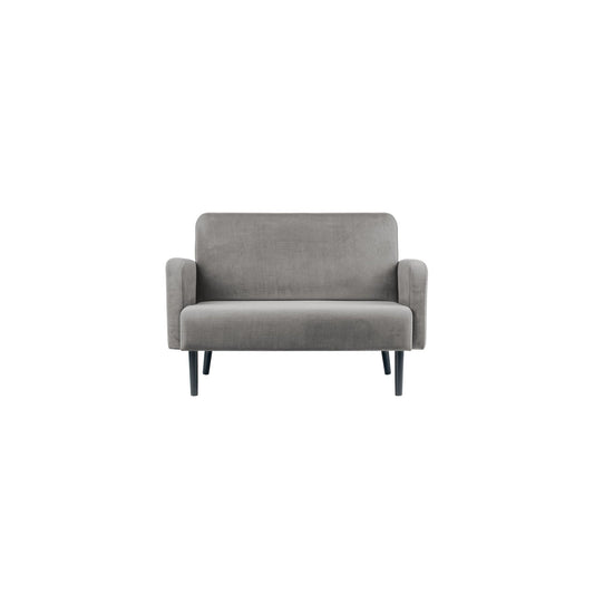 Paperflow Sofa easyChair LISBOA 124 x 83 x 81,5 cm (B x H x T) Samt (100 % Polyester) grau