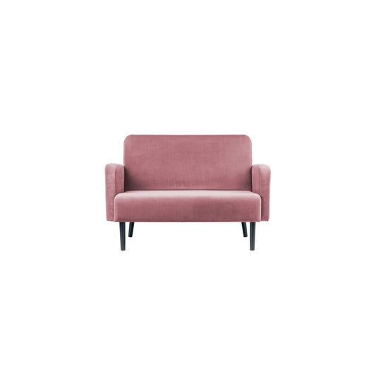 Paperflow Sofa easyChair LISBOA 124 x 83 x 81,5 cm (B x H x T) Samt (100 % Polyester) rose