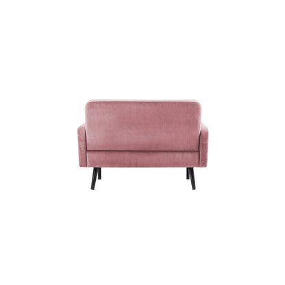 Paperflow Sofa easyChair LISBOA 124 x 83 x 81,5 cm (B x H x T) Samt (100 % Polyester) rose