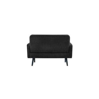 Paperflow Sofa easyChair LISBOA 124 x 83 x 81,5 cm (B x H x T) Samt (100 % Polyester) schwarz