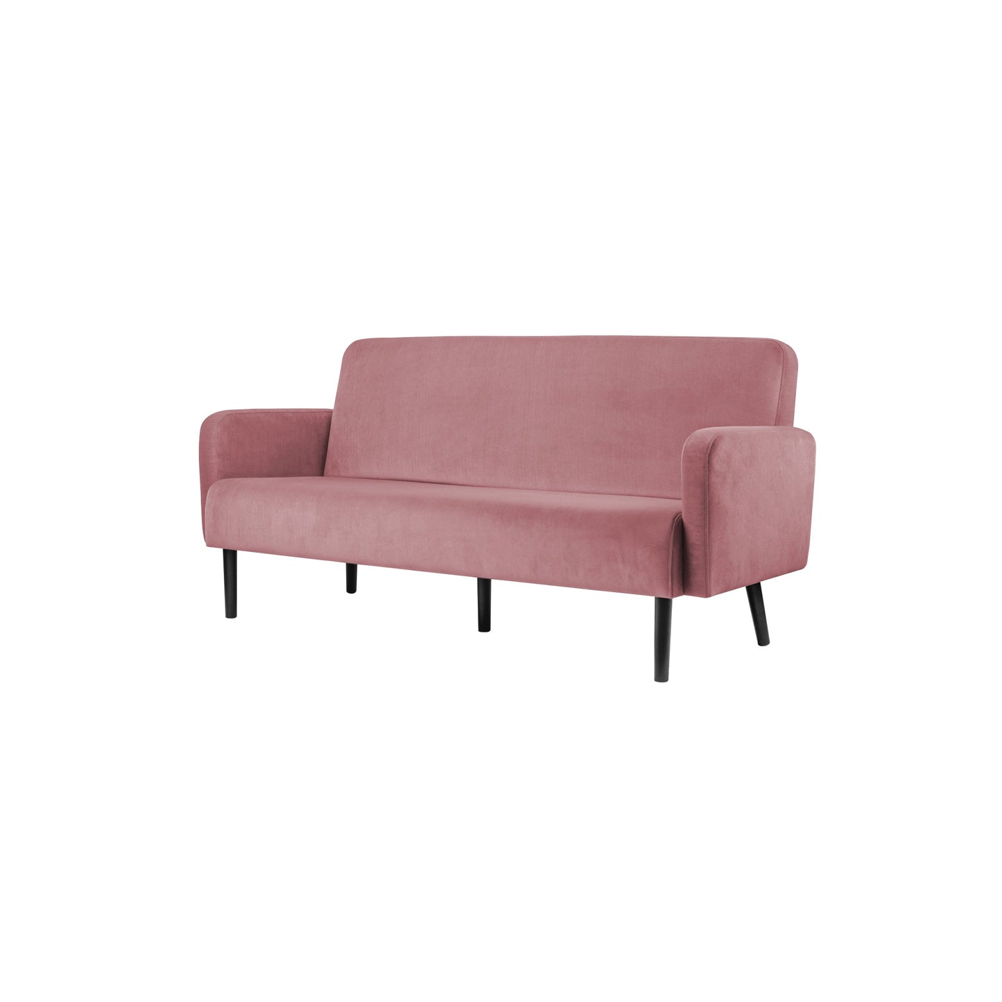 Paperflow Sofa easyChair LISBOA 176 x 83 x 81,5 cm (B x H x T) Samt (100 % Polyester) rose