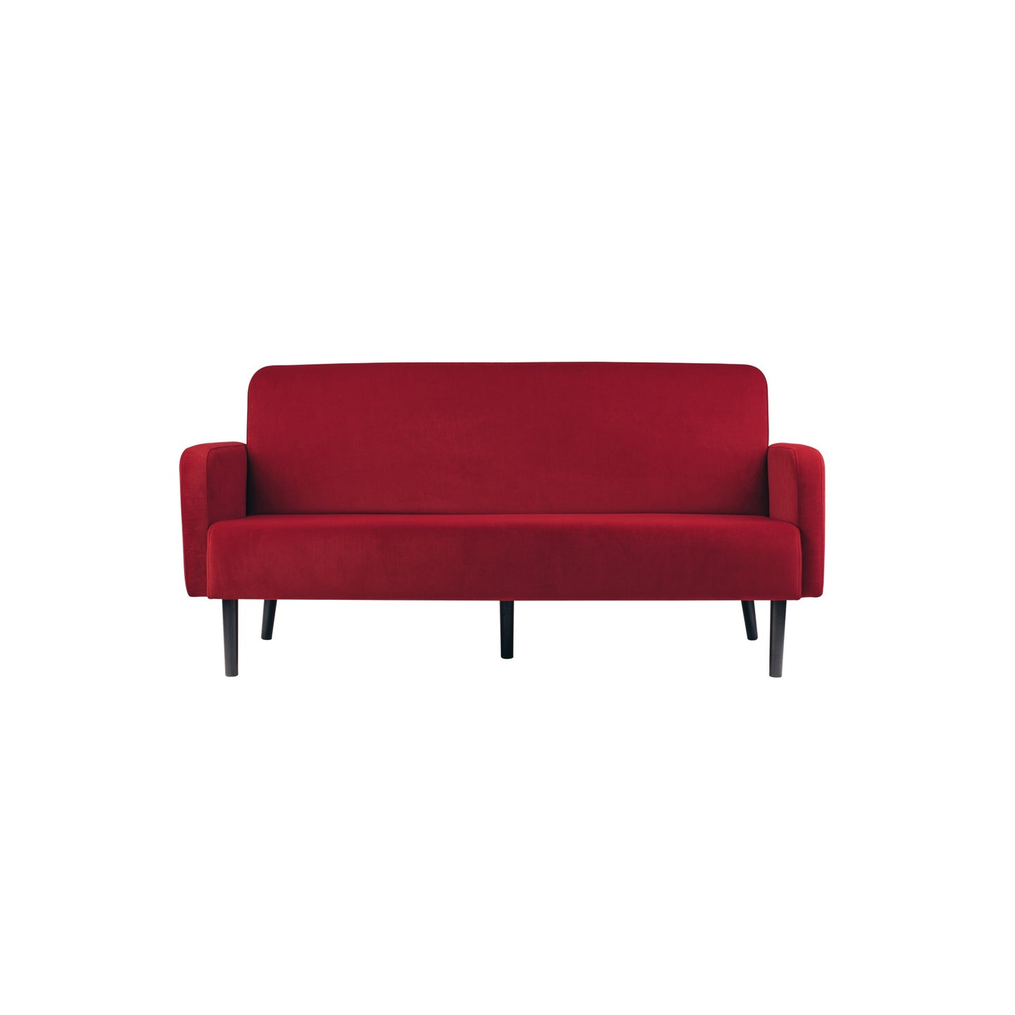 Paperflow Sofa easyChair LISBOA 176 x 83 x 81,5 cm (B x H x T) Samt (100 % Polyester) rot