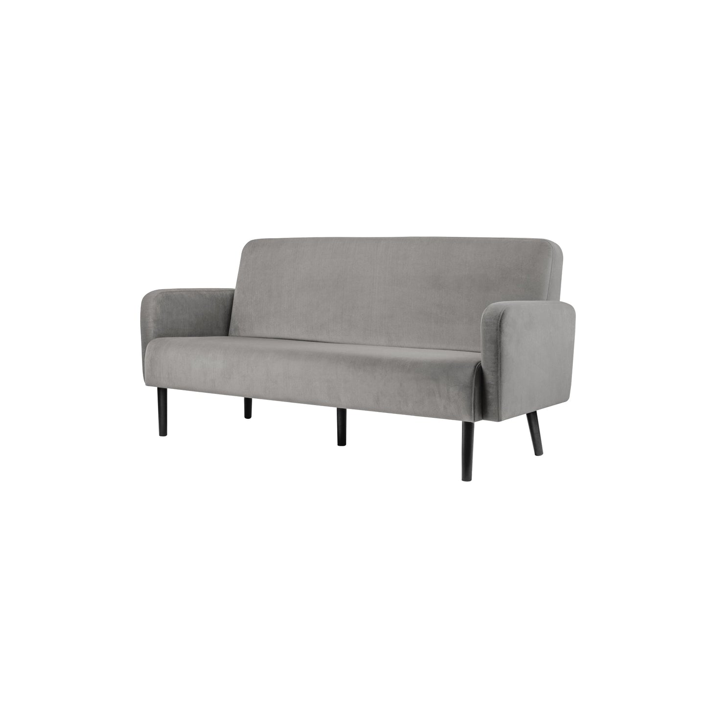Paperflow Sofa easyChair LISBOA 176 x 83 x 81,5 cm (B x H x T) Samt (100 % Polyester) grau
