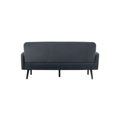 Paperflow Sofa easyChair LISBOA 176 x 83 x 81,5 cm (B x H x T) Samt (100 % Polyester) anthrazit