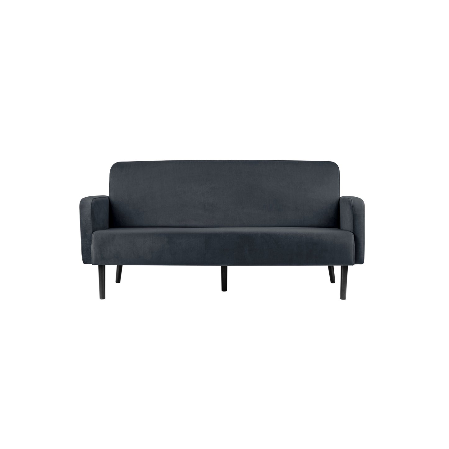 Paperflow Sofa easyChair LISBOA 176 x 83 x 81,5 cm (B x H x T) Samt (100 % Polyester) anthrazit
