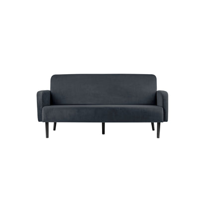 Paperflow Sofa easyChair LISBOA 176 x 83 x 81,5 cm (B x H x T) Samt (100 % Polyester) anthrazit