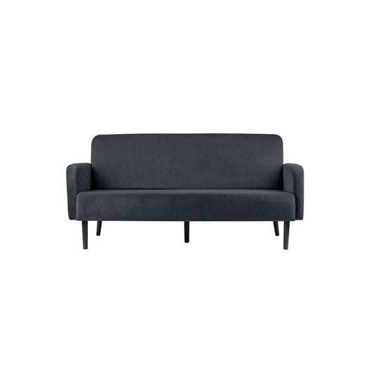 Paperflow Sofa easyChair LISBOA 176 x 83 x 81,5 cm (B x H x T) Samt (100 % Polyester) anthrazit