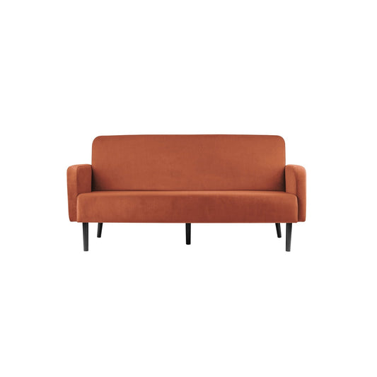 Paperflow Sofa easyChair LISBOA 176 x 83 x 81,5 cm (B x H x T) Samt (100 % Polyester) rost