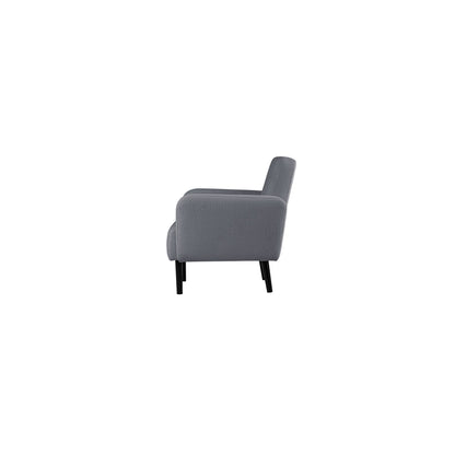 Paperflow Sofa easyChair LISBOA 124 x 83 x 81,5 cm (B x H x T) Stoff (100 % Polyester) mausgrau