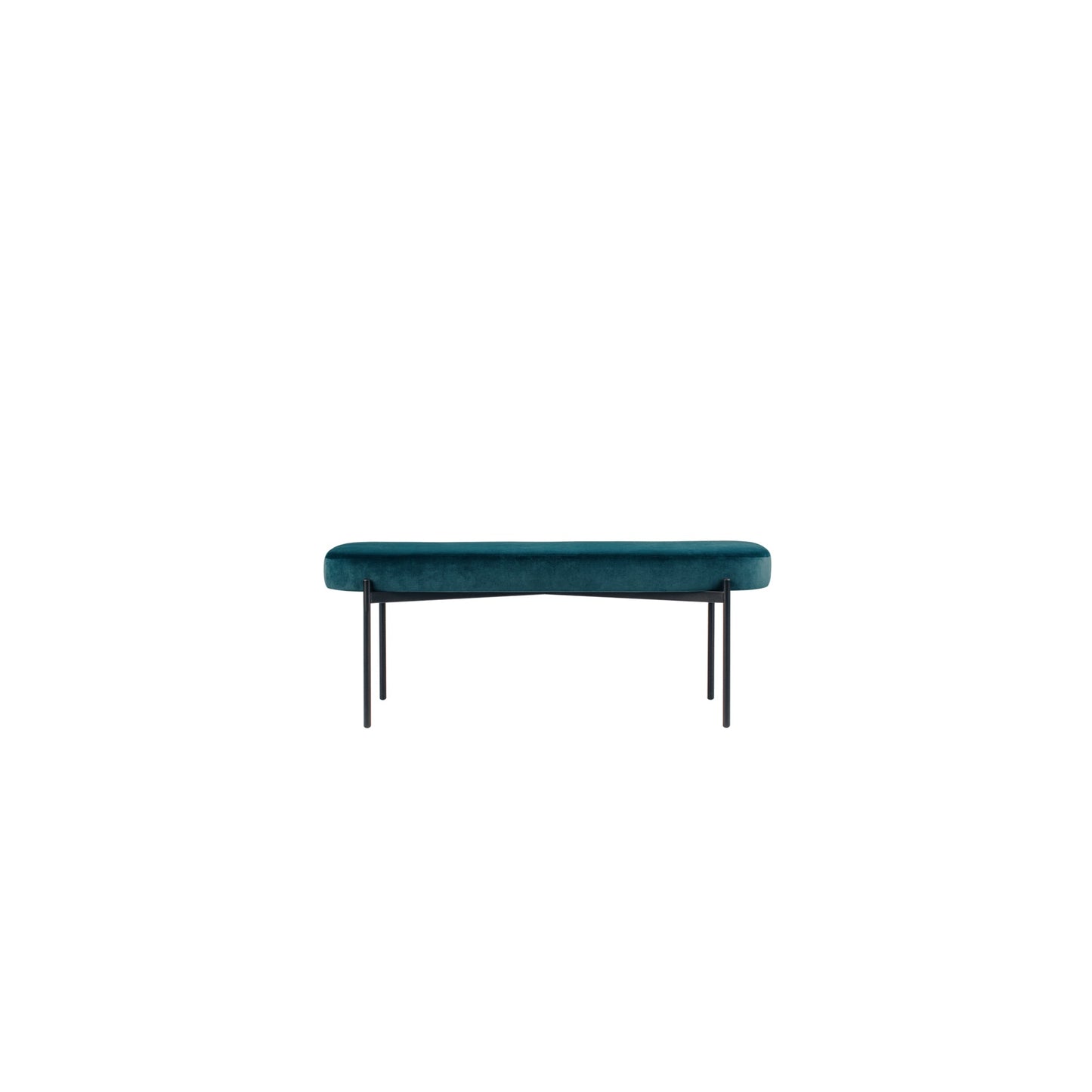 Paperflow Sitzbank GAIA 118 x 45,5 x 42 cm (B x H x T) Werkstoff des Bezuges: Samt (100 % Polyester) Material der Sitzfläche: Spanplatte grün