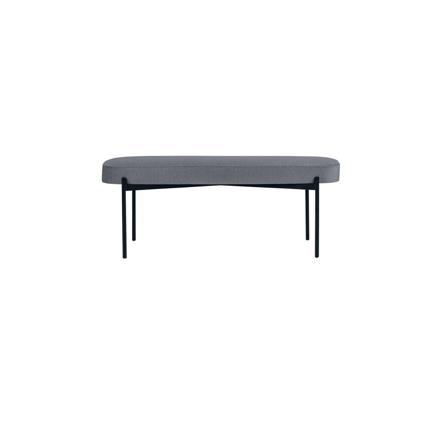 Paperflow Sitzbank GAIA 118 x 45,5 x 42 cm (B x H x T) Werkstoff des Bezuges: Stoff (100 % Polyester) Material der Sitzfläche: Spanplatte mausgrau