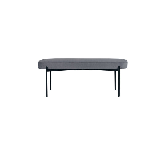 Paperflow Sitzbank GAIA 118 x 45,5 x 42 cm (B x H x T) Werkstoff des Bezuges: Stoff (100 % Polyester) Material der Sitzfläche: Spanplatte mausgrau