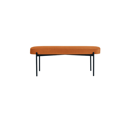 Paperflow Sitzbank GAIA 118 x 45,5 x 42 cm (B x H x T) Werkstoff des Bezuges: Stoff (100 % Polyester) Material der Sitzfläche: Spanplatte rost