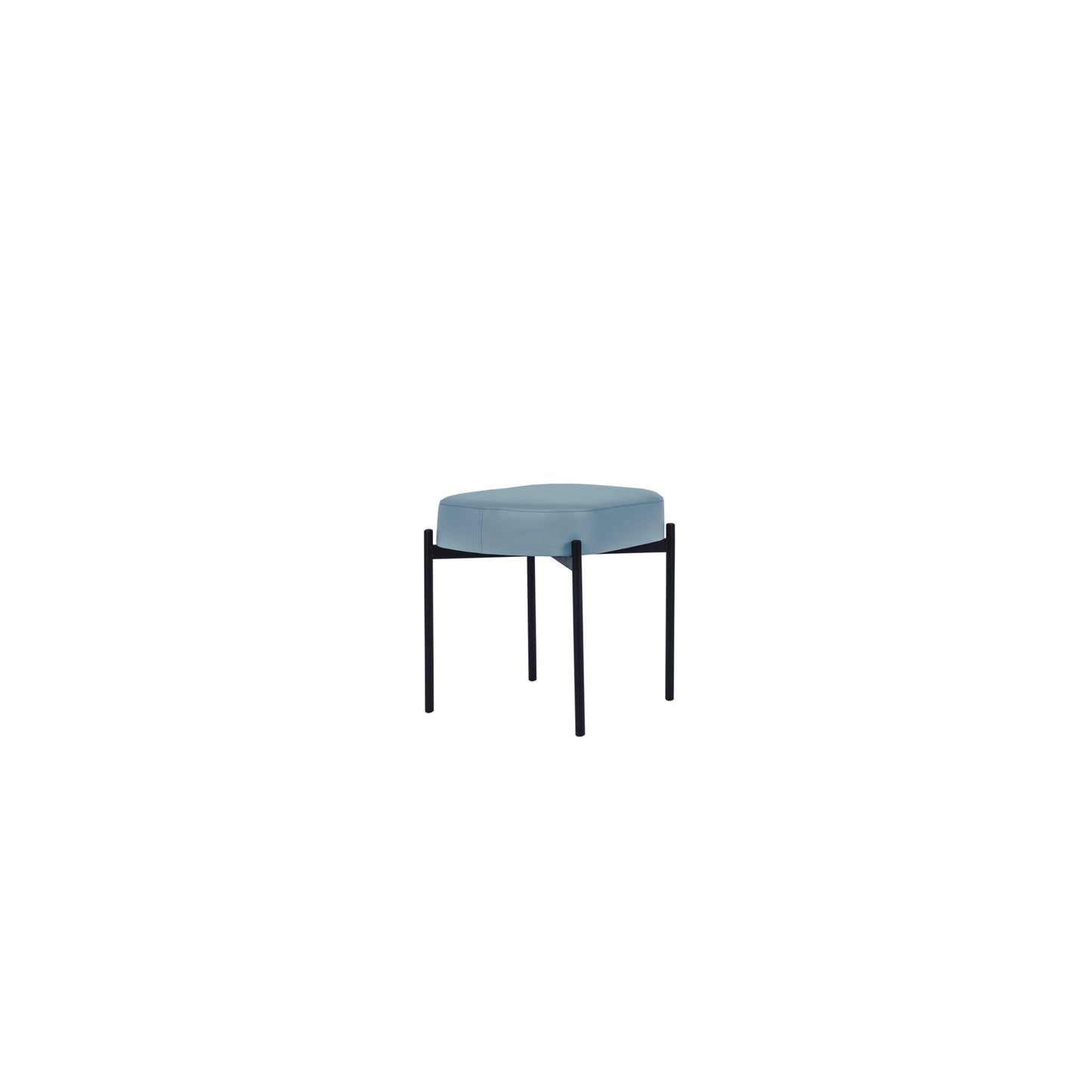 Paperflow Sitzbank GAIA 49 x 45,5 x 38 cm (B x H x T) Werkstoff des Bezuges: Kunstleder (79 % PVC, 21 % PES) Material der Sitzfläche: Spanplatte blau