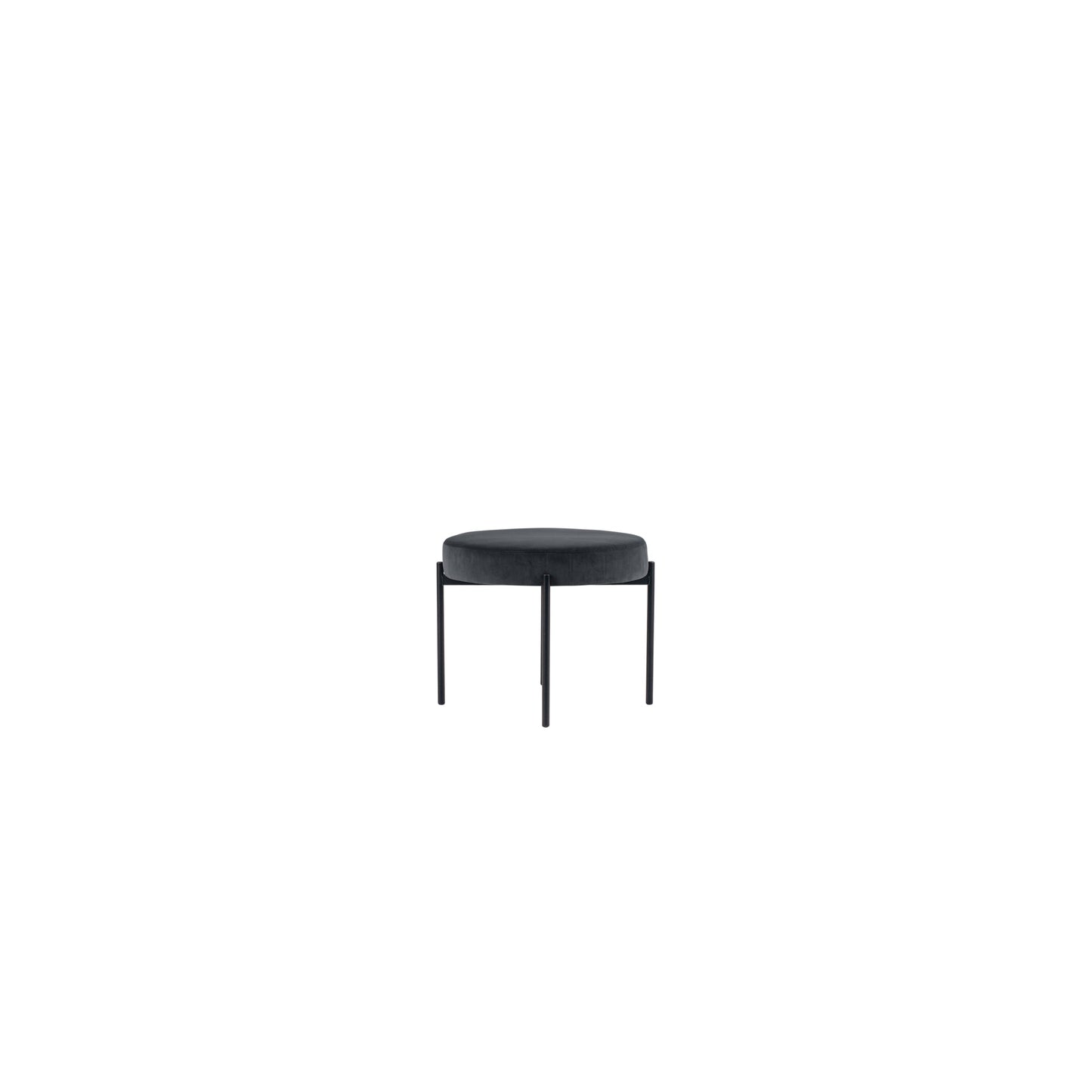 Paperflow Sitzbank GAIA 49 x 45,5 x 38 cm (B x H x T) Werkstoff des Bezuges: Samt (100 % Polyester) Material der Sitzfläche: Spanplatte anthrazit