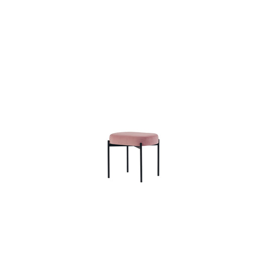 Paperflow Sitzbank GAIA 49 x 45,5 x 38 cm (B x H x T) Werkstoff des Bezuges: Samt (100 % Polyester) Material der Sitzfläche: Spanplatte rose