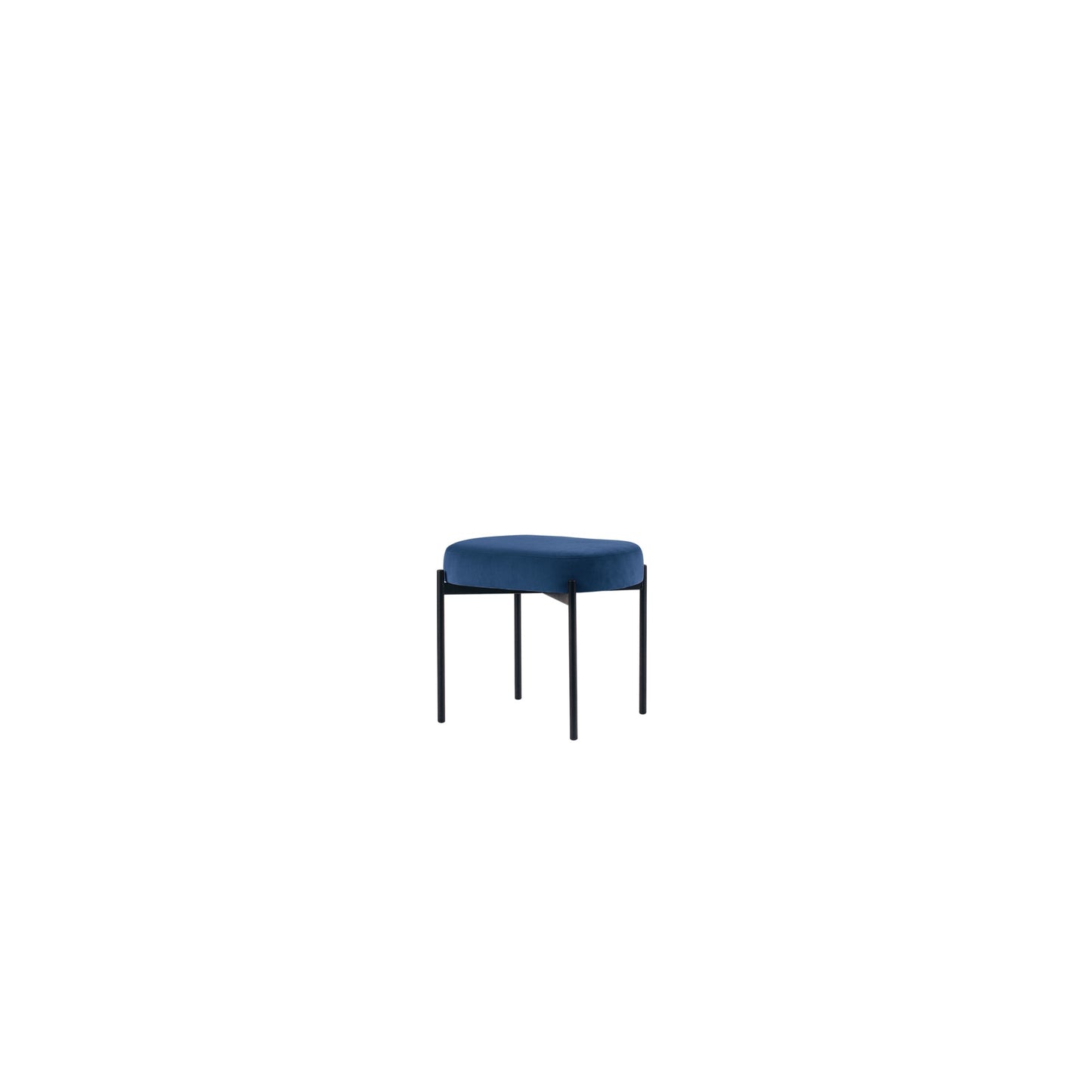Paperflow Sitzbank GAIA 49 x 45,5 x 38 cm (B x H x T) Werkstoff des Bezuges: Samt (100 % Polyester) Material der Sitzfläche: Spanplatte blau