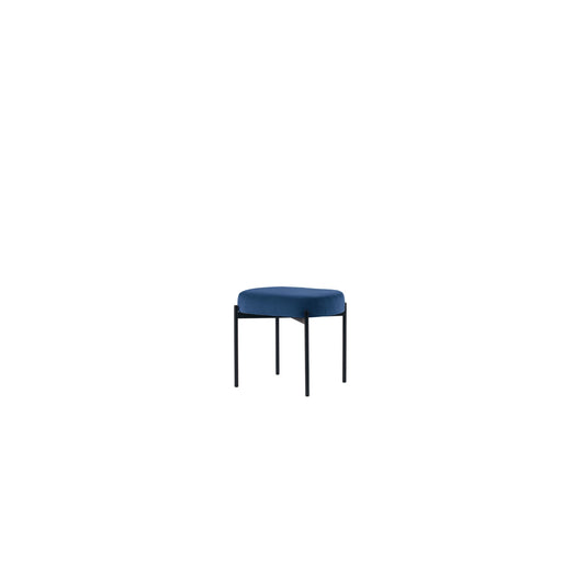 Paperflow Sitzbank GAIA 49 x 45,5 x 38 cm (B x H x T) Werkstoff des Bezuges: Samt (100 % Polyester) Material der Sitzfläche: Spanplatte blau