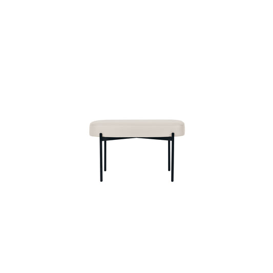Paperflow Sitzbank GAIA 79 x 45,5 x 42 cm (B x H x T) Werkstoff des Bezuges: Kunstleder (79 % PVC, 21 % PES) Material der Sitzfläche: Spanplatte weiß