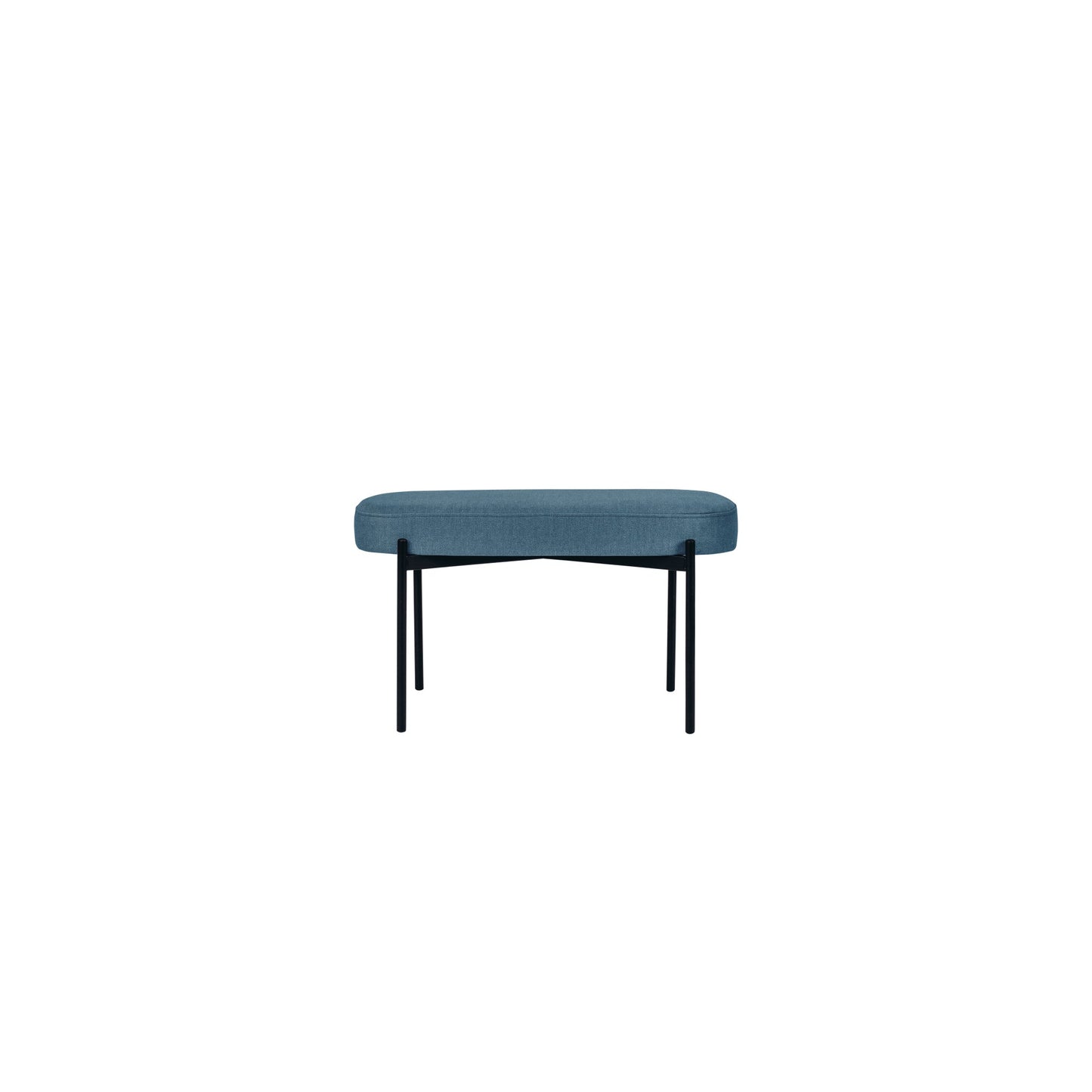 Paperflow Sitzbank GAIA 79 x 45,5 x 42 cm (B x H x T) Werkstoff des Bezuges: Stoff (100 % Polyester) Material der Sitzfläche: Spanplatte blau