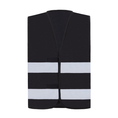 korntex Warnweste Dortmund S reflektierend Klettverschlüsse 100 % Polyester schwarz