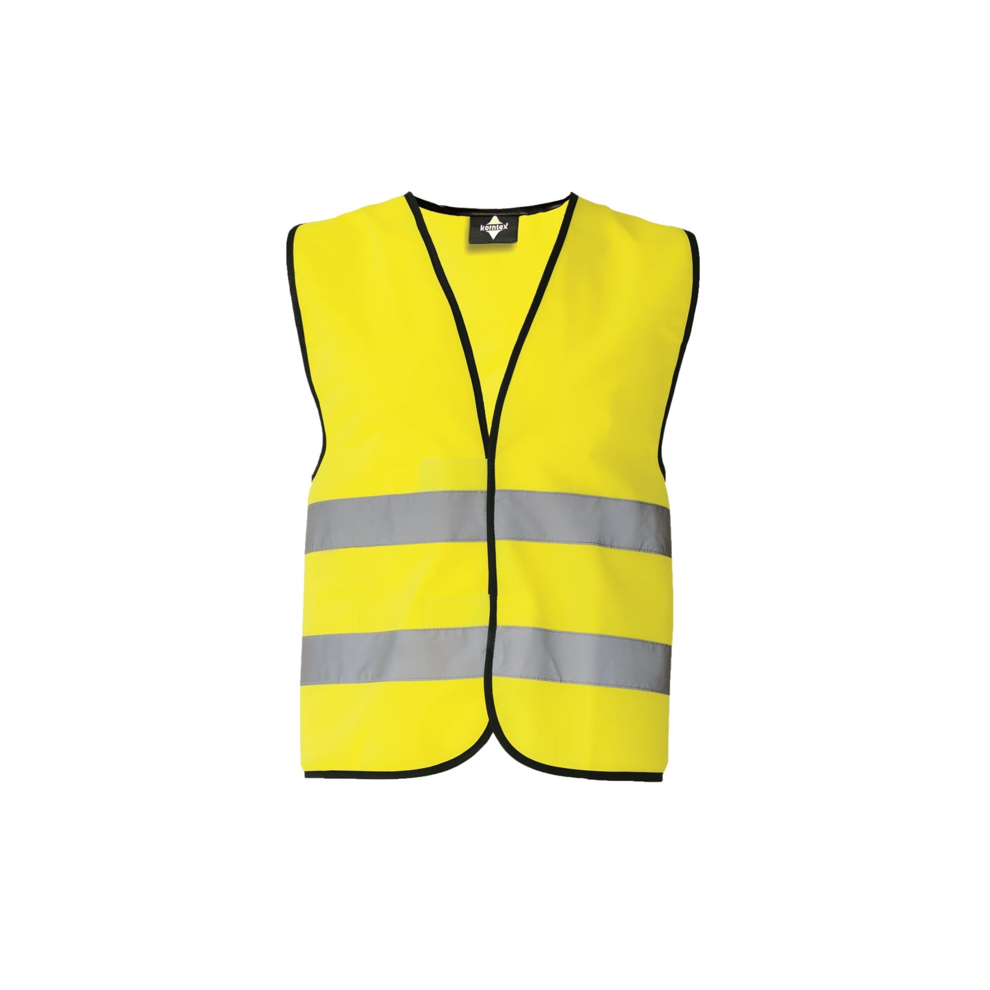 korntex Warnweste Wolfsburg S reflektierend Klettverschluss 100 % Polyester signal-gelb