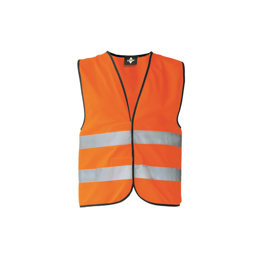 korntex Warnweste Wolfsburg XXL reflektierend Klettverschluss 100 % Polyester signal-orange