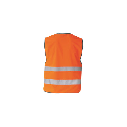 korntex Warnweste Wolfsburg XL reflektierend Klettverschluss 100 % Polyester signal-orange