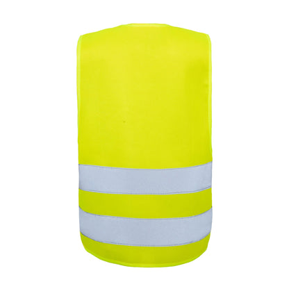 korntex Warnweste Aarhus XXS reflektierend Klettverschluss 100 % Polyester signal-gelb