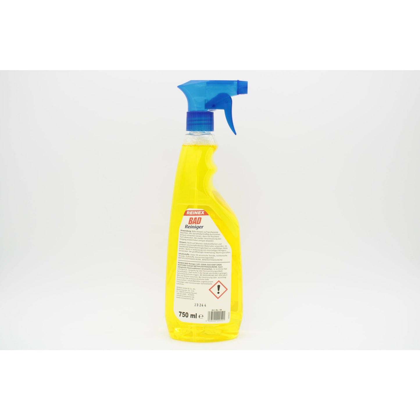 REINEX Badreiniger pH-Wert: 3-3,5 Sprühflasche Kunststoff 0,75l