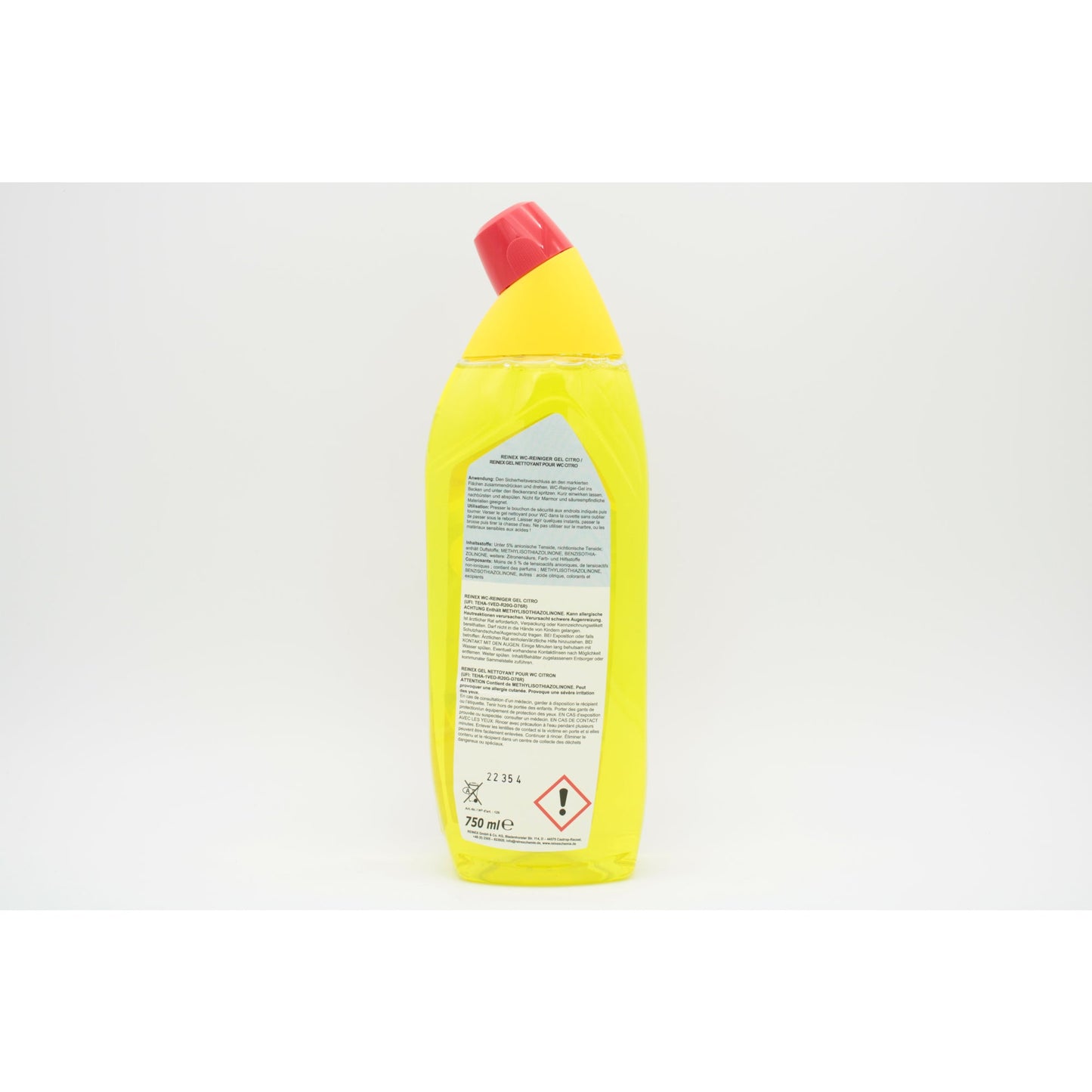 REINEX WC-Reiniger Citro pH-Wert: 2,4-2,9 Flasche Kunststoff 0,75l