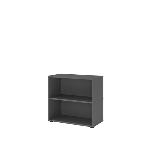 Hammerbacher Regal FlexWall 800 x 748 x 400 mm (B x H x T) 28kg Holz graphit