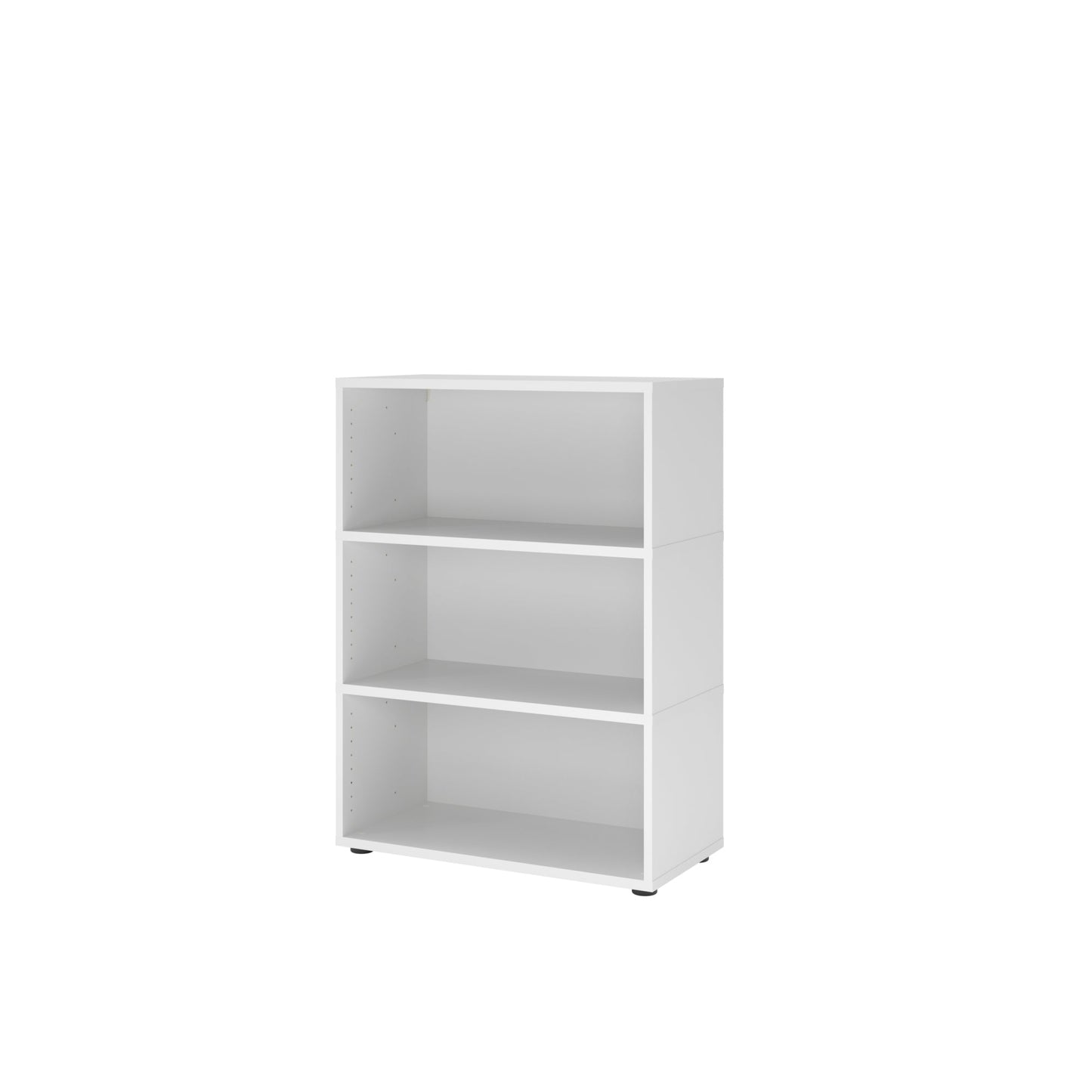 Hammerbacher Regal FlexWall 800 x 1.100 x 400 mm (B x H x T) 28kg Holz weiß