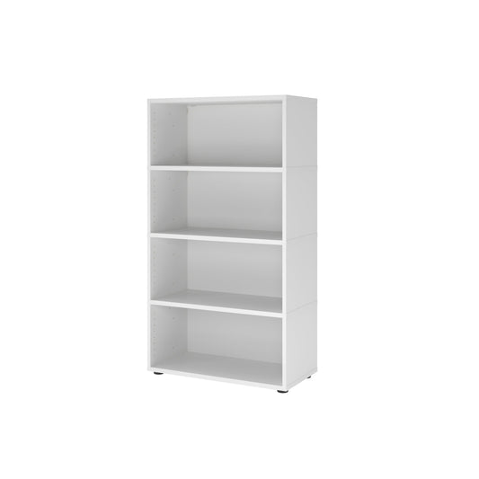 Hammerbacher Regal FlexWall 800 x 1.452 x 400 mm (B x H x T) 28kg Holz weiß