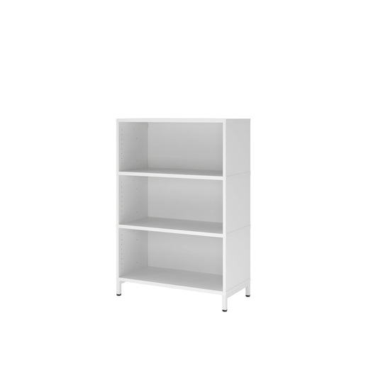 Hammerbacher Regal FlexWall 800 x 1.180 x 400 mm (B x H x T) 28kg Holz weiß