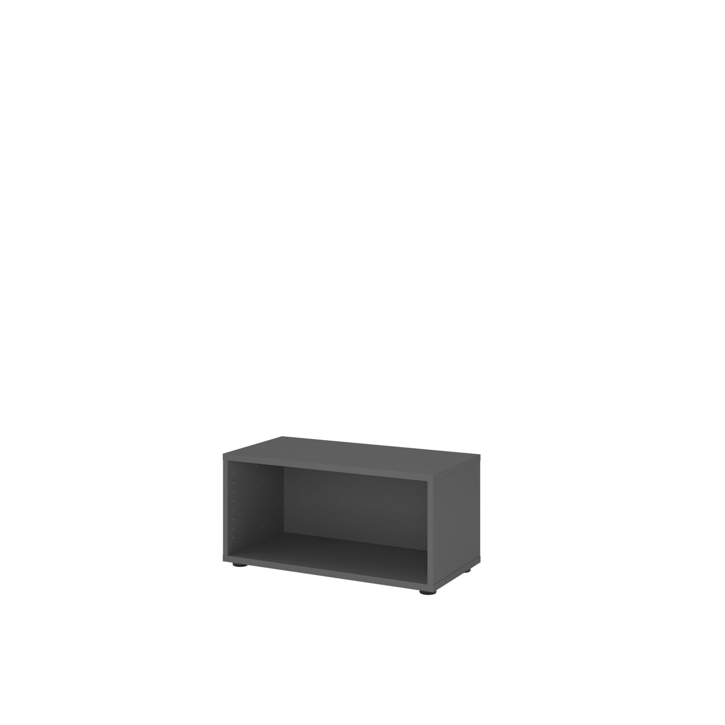 Hammerbacher Regal FlexWall 800 x 396 x 400 mm (B x H x T) 28kg Holz graphit
