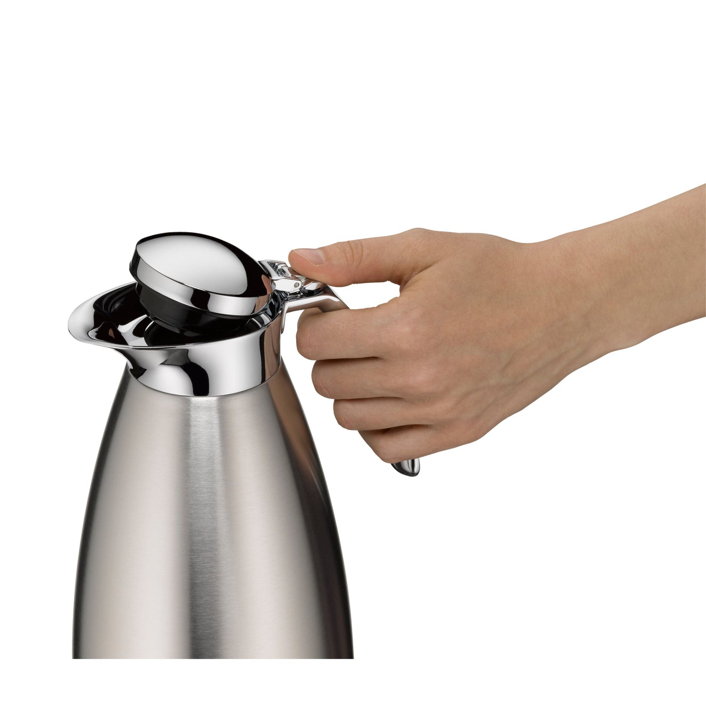alfi Isolierkanne Gusto TT 1l Edelstahl silber