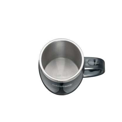 THERMOCAFE BY THERMOS Thermobecher Desktop Mug Mehrweg 8,8 x 12,1 x 13,3 cm (B x H x T) 350ml Edelstahl/Kunststoff grau