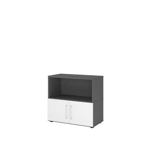 Hammerbacher Regalschrank FlexWall 800 x 748 x 417 mm (B x H x T) Flügeltür ohne Rollen Holz