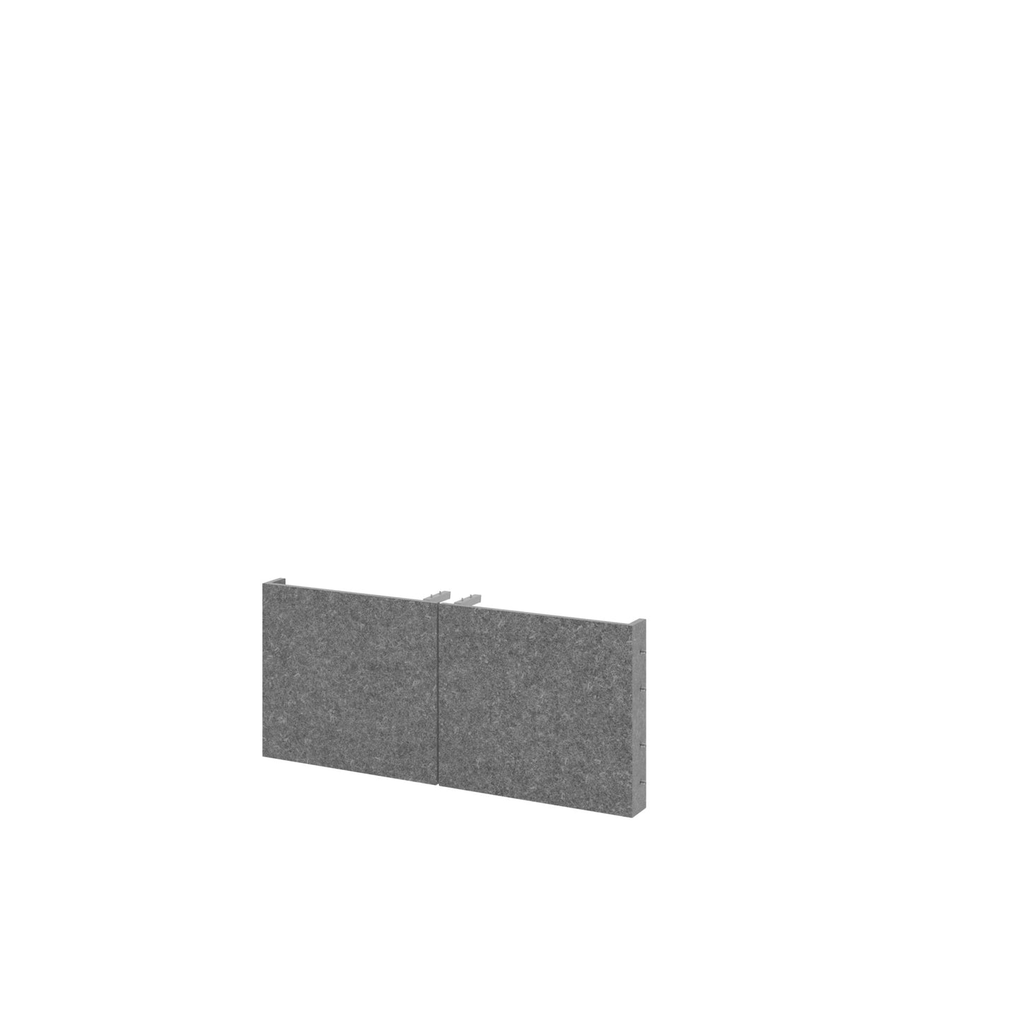 Hammerbacher Akustiktür FlexWall Hammerbacher Regalsystem FlexWall 1 Ordnerhöhe 377 x 326 mm (B x H) Vlies grau 2 St./Pack.