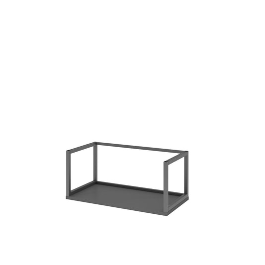 Hammerbacher Aufsatzregal FlexWall Hammerbacher Regalsystem FlexWall 800 x 352 x 400 mm (B x H x T) Holz graphit