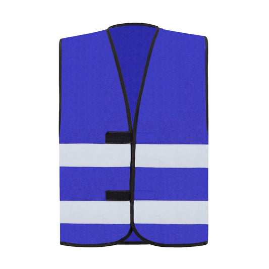 korntex Warnweste Dortmund L reflektierend Klettverschlüsse 100 % Polyester blau