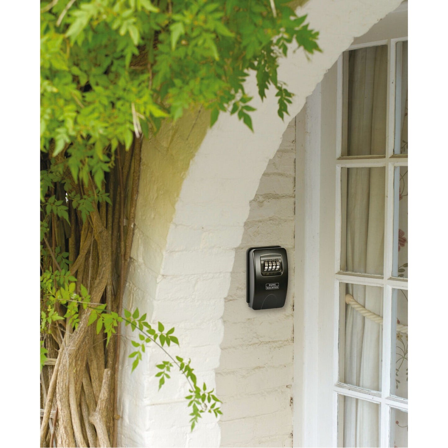 BURG-WÄCHTER Schlüsselbox Key Safe 60 L 8,5 x 13,6 x 5 cm (B x H x T) Zinkdruckguss schwarz