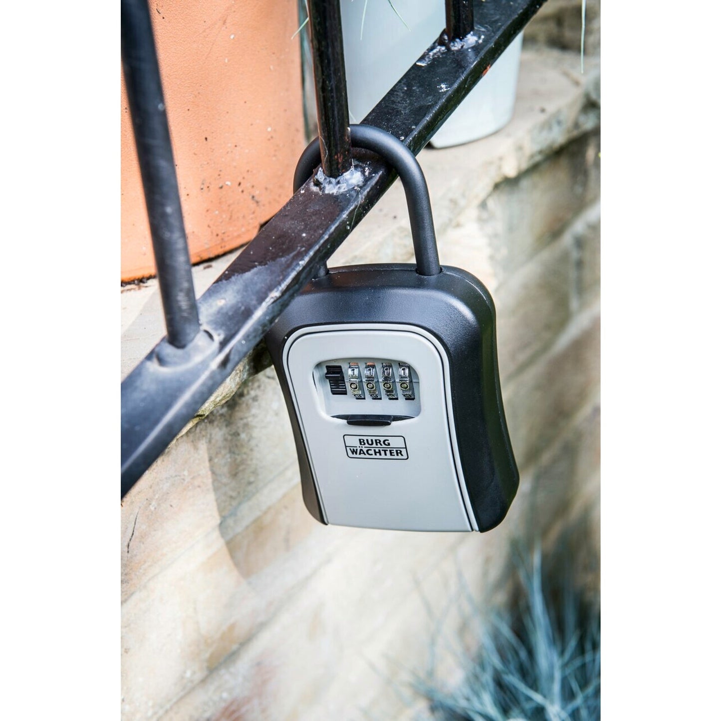 BURG-WÄCHTER Schlüsselbox Key Safe 50 9,5 x 17,8 x 4,5 cm (B x H x T) Zinkdruckguss schwarz
