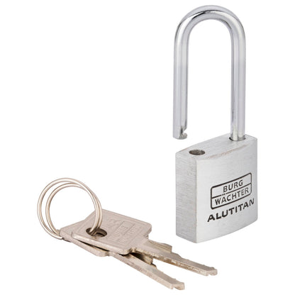 BURG-WÄCHTER Vorhangschloss DUO 770 20 26 Zylinderschloss 25,7mm Aluminium