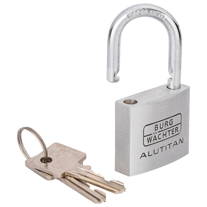 BURG-WÄCHTER Vorhangschloss TRIO 770 40 SB Zylinderschloss 23,5mm Aluminium