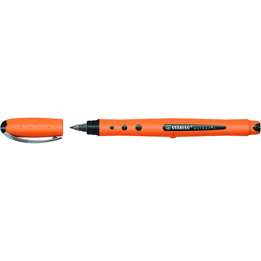 STABILO® Tintenroller worker®+ fine 0,3mm schwarz Rundspitze nicht dokumentenecht
