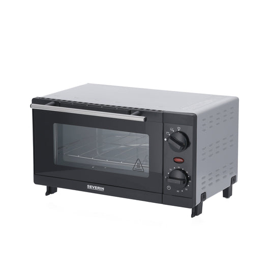 SEVERIN Backofen TO 2052 35,8 x 20,6 x 31 cm (B x H X T) 9l 800W schwarz/silber