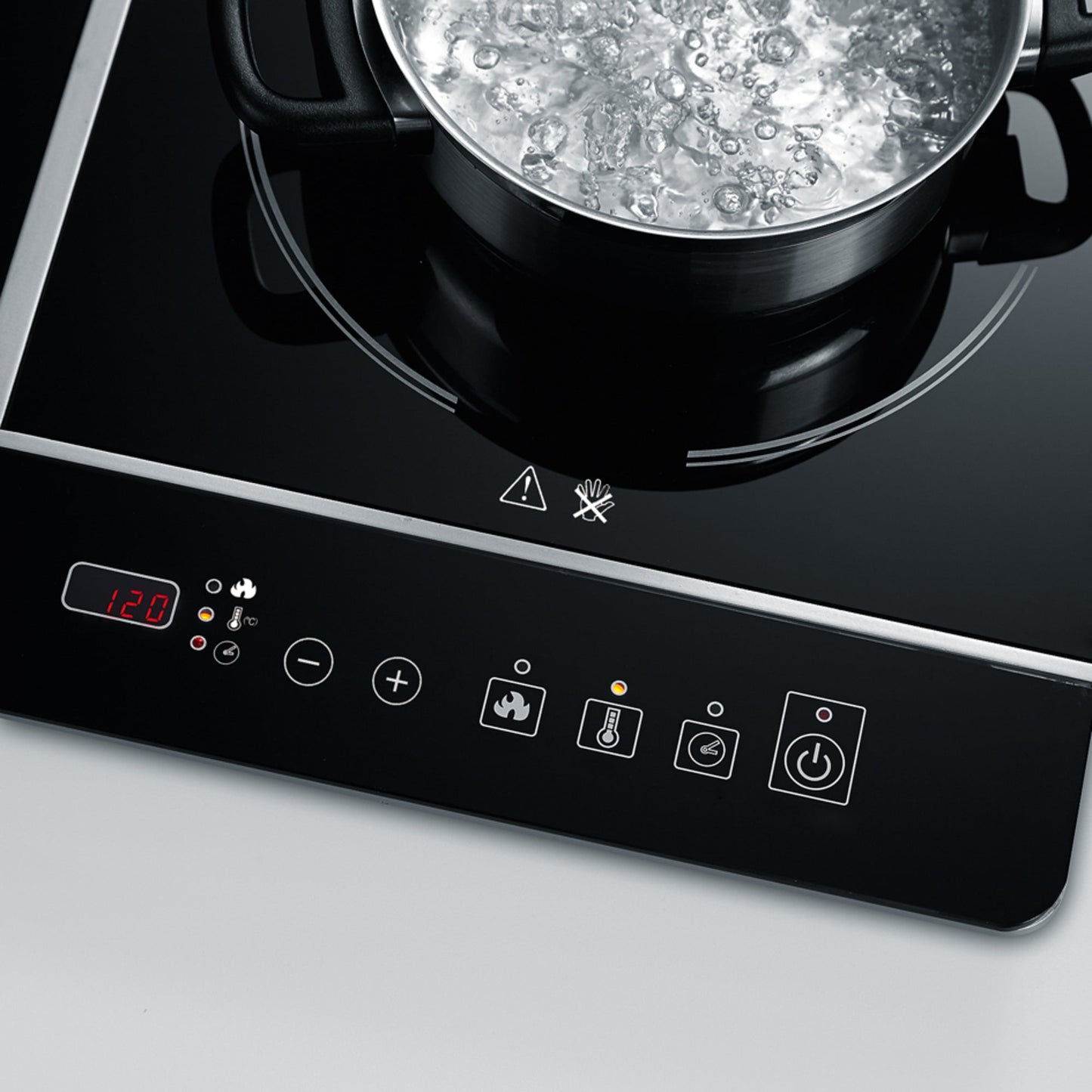SEVERIN Kochplatte DK 1031 3.400W 2 Induktionskochzonen Glaskeramik schwarz