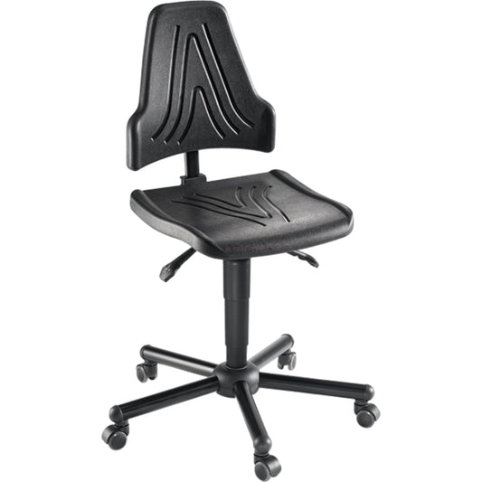 meychair Arbeitsdrehstuhl Workster Pro W19 XXL ca. 48-61cm Stahl, pulverbeschichtet schwarz